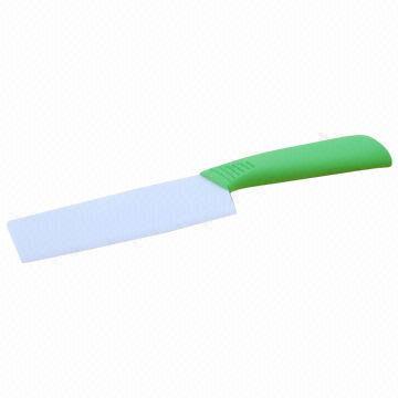 Ceramic/Chef Knife, Compliant with FDA and LFGB Standards, ABS + TPR Handle