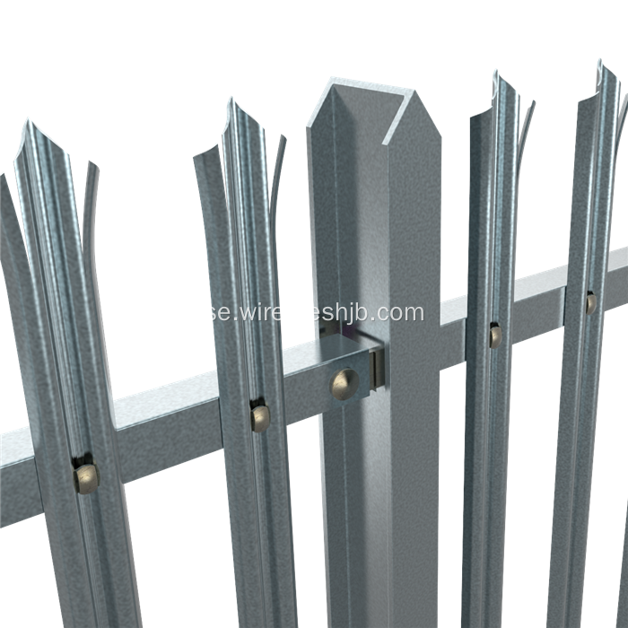 W Sektion Triple Pointed Security Palisade Fäktning