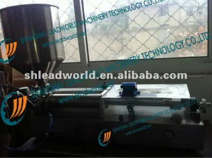 single head pneumatic mayonnaise filling machine