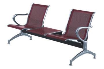 Airport chair with table
