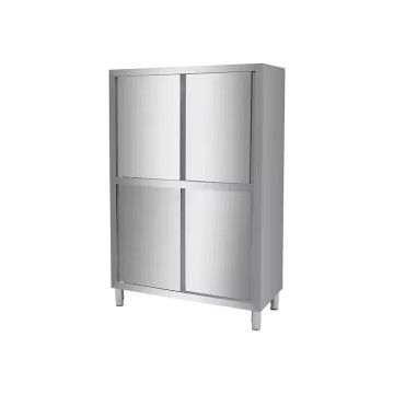 Customized Commercial Stainless Steel Four Door Cupboards for Kitchen Storage