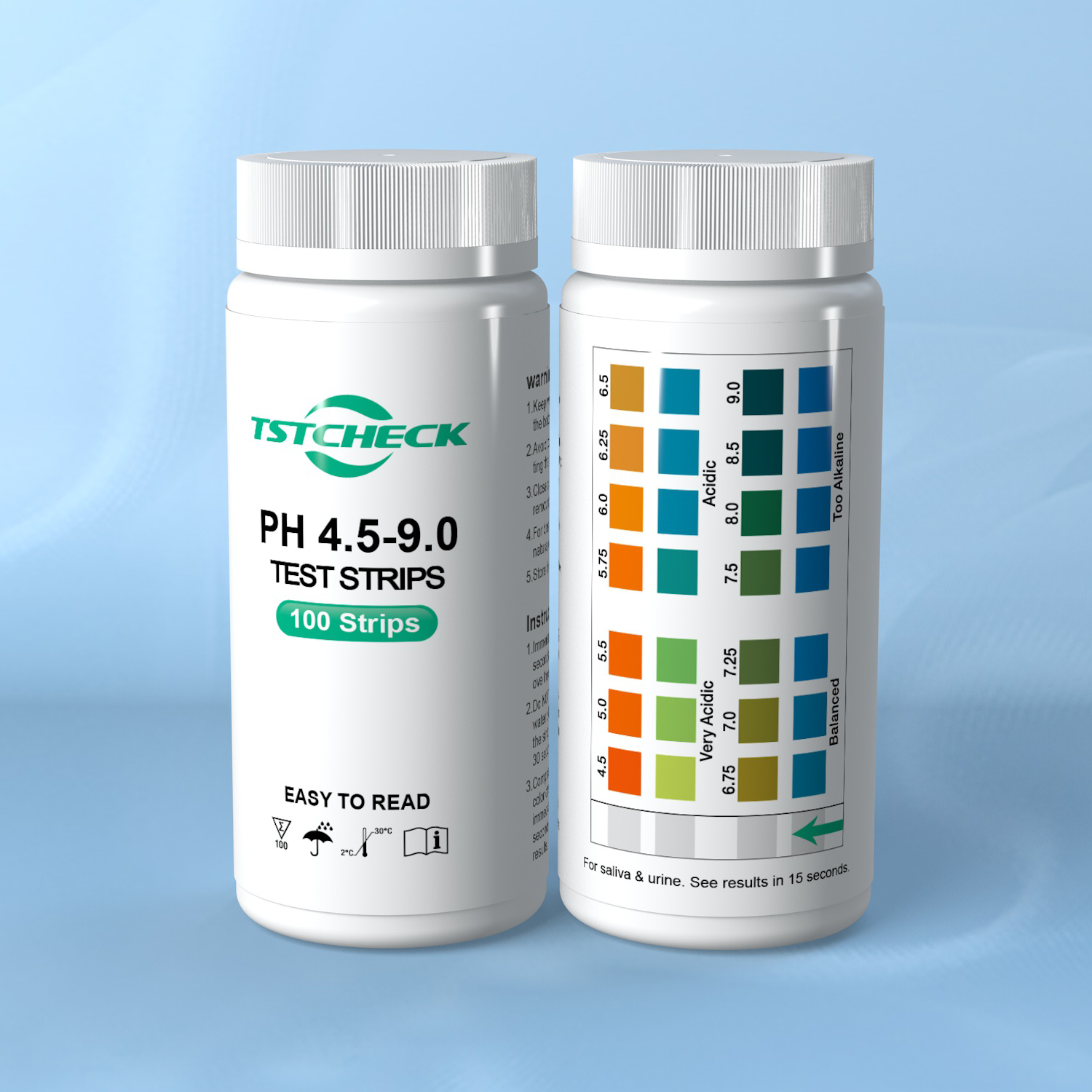 Ponudite test trake za Ph metar, osjetljive test trake, komplet za brzo