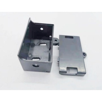 Black ABS Plastic Box with Lid Battery Holder