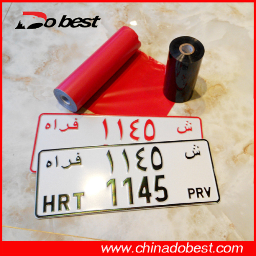 License Plate Heat Transfer Foil, High Quality License Plate Heat