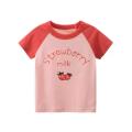 フルーツデザインの子供用半袖Tシャツ