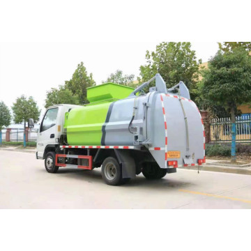 kitchen waste food collecting compactor garbage truck