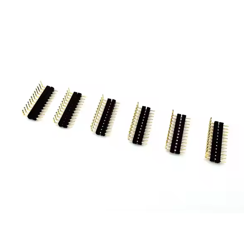 1.0mm Pitch Pin Header Right Angle Double Contact H1.01.5mm 12P-150P (3)