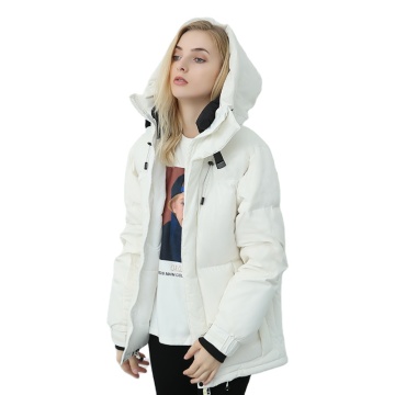 Winter Down Jacket voor dames - Nieuwe aankomst Custom Hood Parker Duck Down Coat
