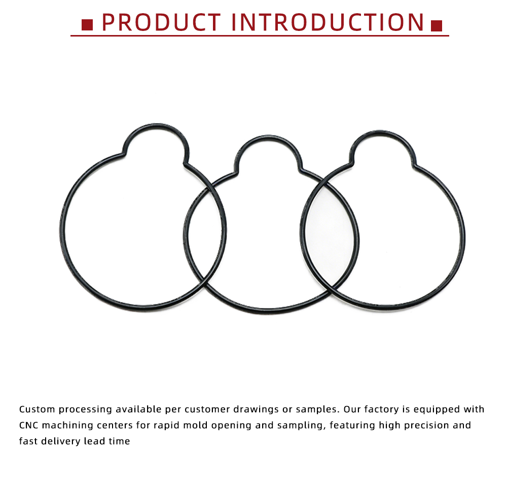 Custom Black Special Contour Rubber Seals x