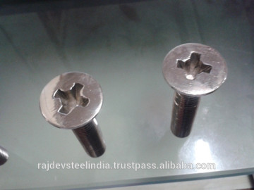 High quality Stainless Countersunk Screws with Cross Drive