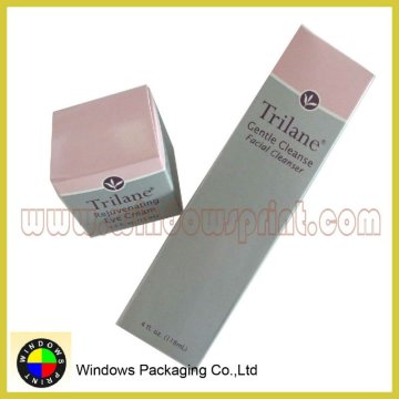 Personal Logo Printed Cosmetic Packaging Box,cleanser/mask/under eye box