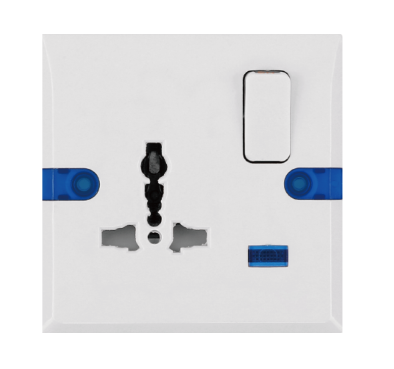 RN Series 1 Gang 13A Switched Multi Socket