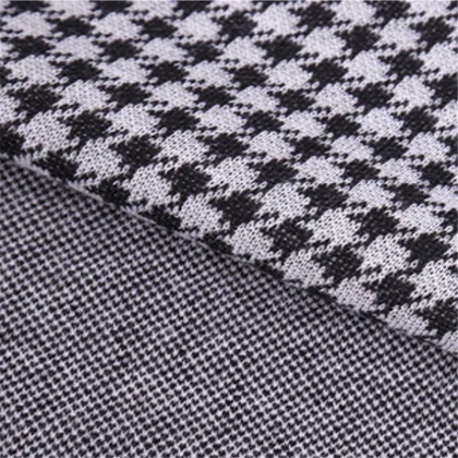 Knitted Swallow Gird Style Polyester Spandex Cloth Fabrics