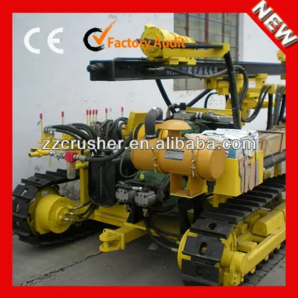 A KY100 mining used blasting mobile crawler drill rig