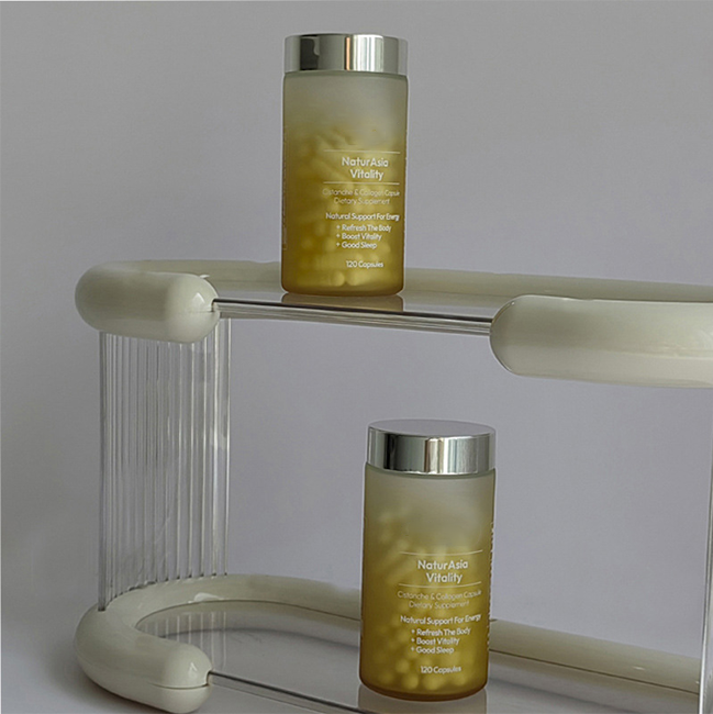 Light yellow glass jar3