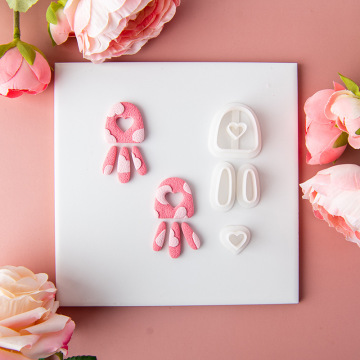 Orecchini creativi intoDiy Stampo per taglio a ceramica a sospensione - Orecchini d'amore Regalo fatto a mano per gli appassionati di fai -da -te