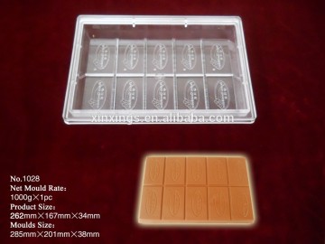 Q1028 hard plastic chocolate molds