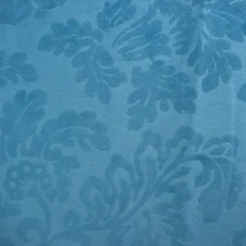 Embossed short pile velvet