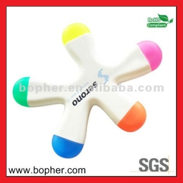 lovely plastic multi color highlighter