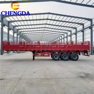 Pagar Dinding Sebelah Flatbed Pagar Semi Trailer