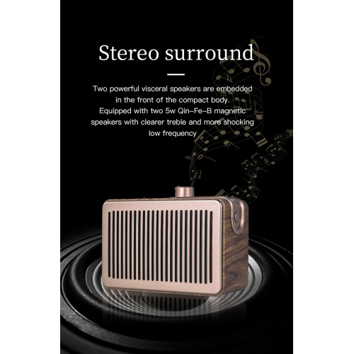 Bluetooth Vintage Speaker Bluetooth Waterproof Speaker Audio