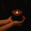 Black Amber Scented Candle