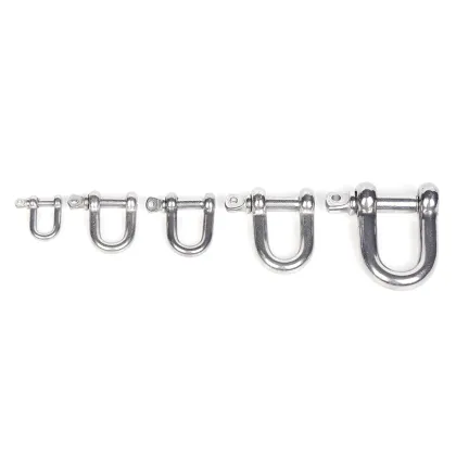 Lifting D-type shackle stainless steel