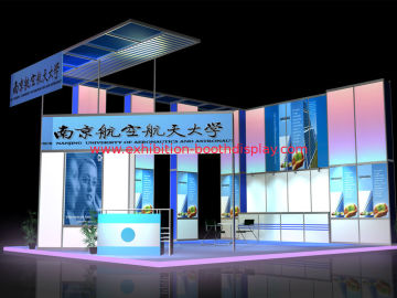 Led Lighting Truss Trade Show Displays , Portable Exhibition Stands