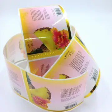 High quality fruit labels Sticker 3D Packaging Label