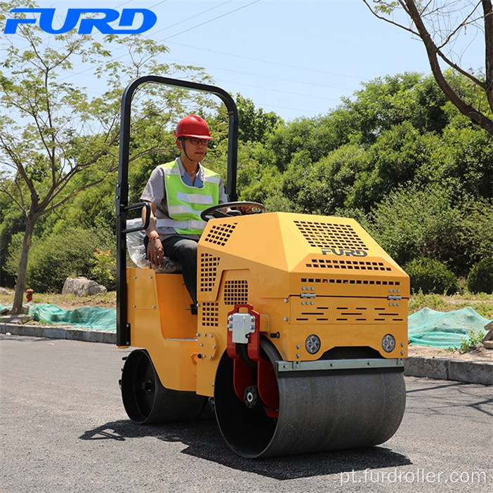 Rolo compactador pequeno da máquina 800kg da construção