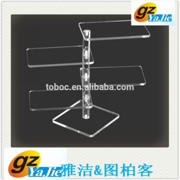 transparent acrylic display stand/acrylic handbag display rack with high quality