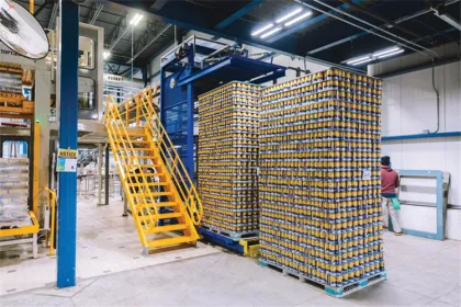 New Palletizer Wrapper Machine