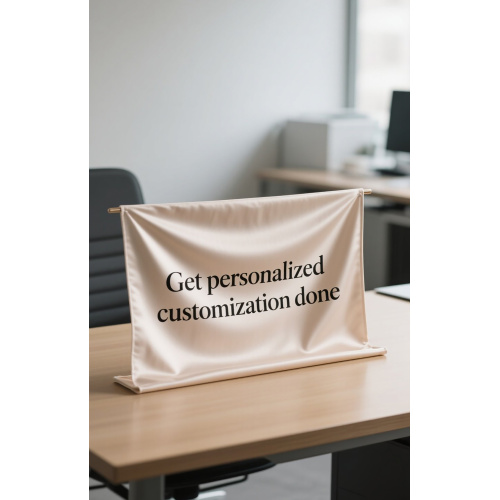 Polyester silk banner design