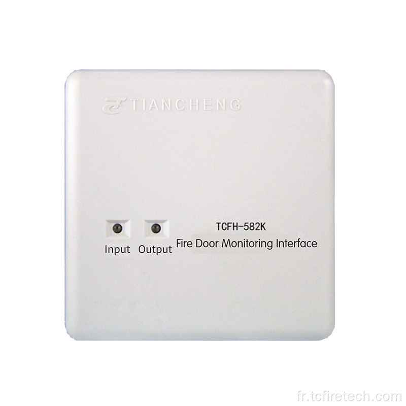 Interface de surveillance de la porte d'incendie TCFH-582K