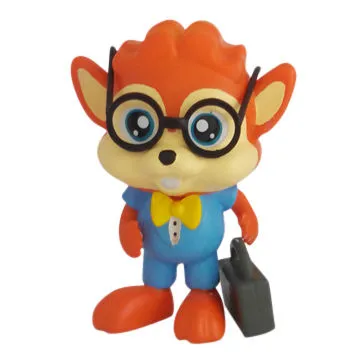 Eco-friendly plastic PVC toys for kids in capsule