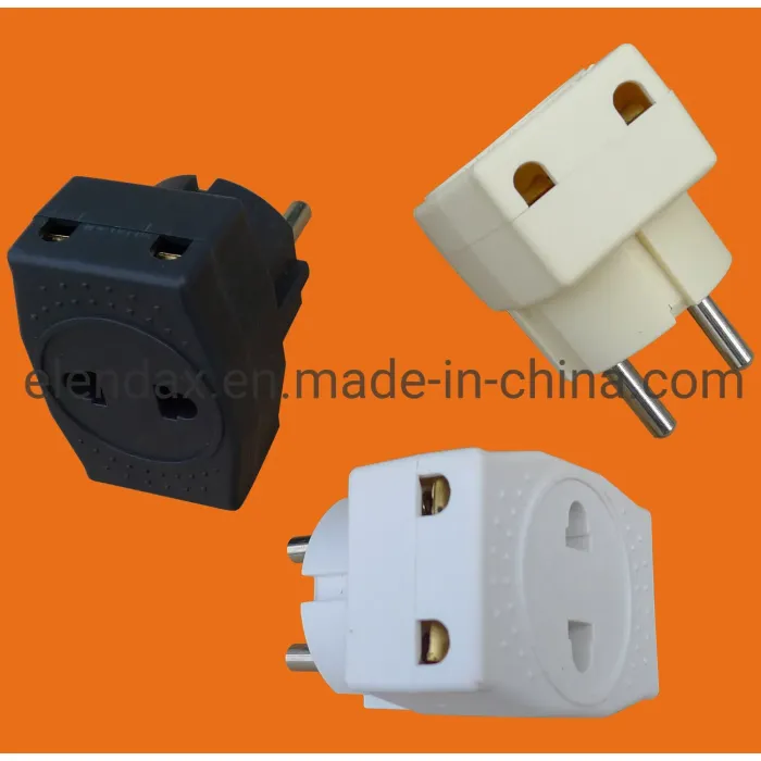 Adaptor Universal Steker 2 Pin dengan Lampu