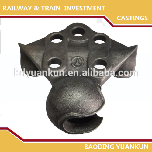 Prefessional OEM lost wax railway and train casting parts manufacturing
