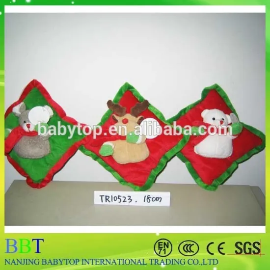 Christmas cushion cover embroidery design, Christmas deer cushion