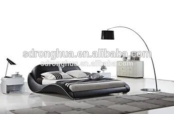 JY336 European home furniture modern leder bett