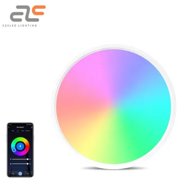 Dimmable 24W Luxury Round LED Ceiling Light for Living Room
