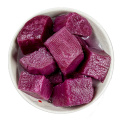Purple Kartoffeln in Konserven in Sirup