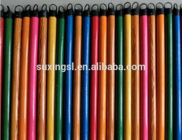 1.15m PVC coated wooden broom handle
