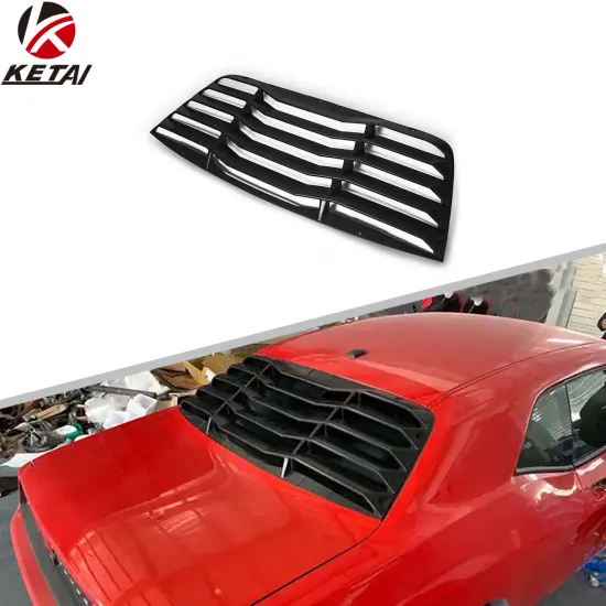 PTF Style ABS Rear Window Louver for Dodge Challenger 2008-2022