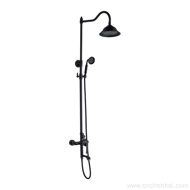 Hot Sale Black In Wall Mounted Bath Faucet