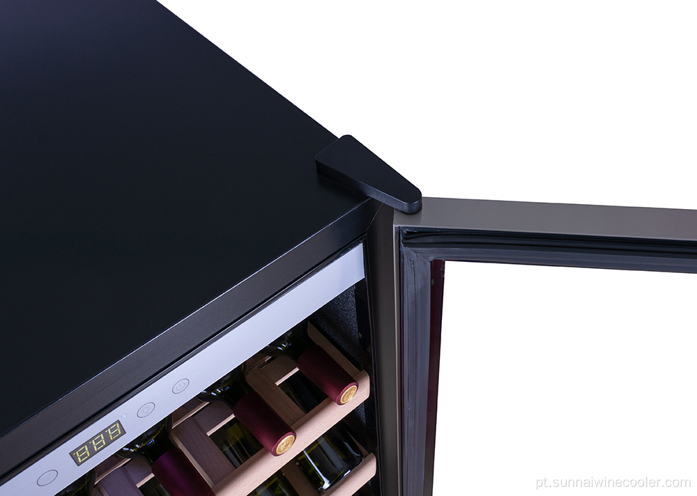 Unidades CE Controle de umidade Dual Zone Wine Cooler