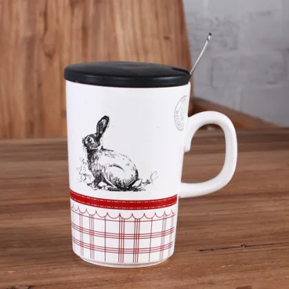 Horse/deer/rabbit/rooster mug