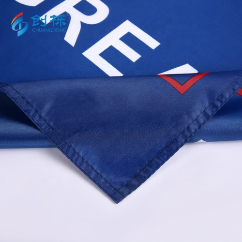 High quality silk screen printing polyester trump flag