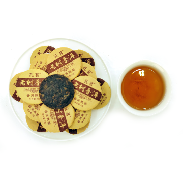 ชา Pu'er ออร์แกนิก: บรรจุภัณฑ์แบบพกพาสำหรับฉลากส่วนตัว Tree Old Tree Ripe Tea