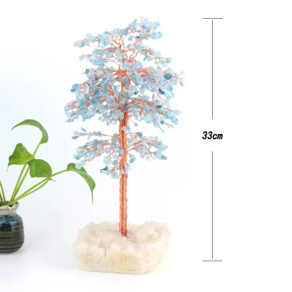 Natural Aquamarine Crystal Decorations