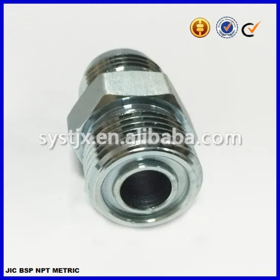 Carbon steel threaded hydraulic male straight adapters